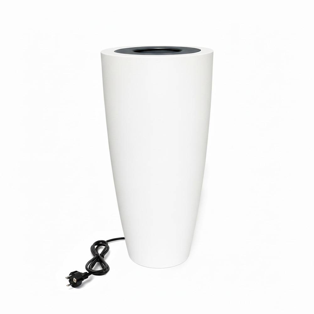 Pot lumineux conique 200l delight - plast' up rotomoulage - Image 1