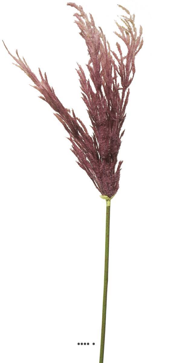 Artificielles - Herbe des prairies artificielle en piquet, H 99 cm Bourgogne - BEST - couleur: Bourgogne - Imagen 2