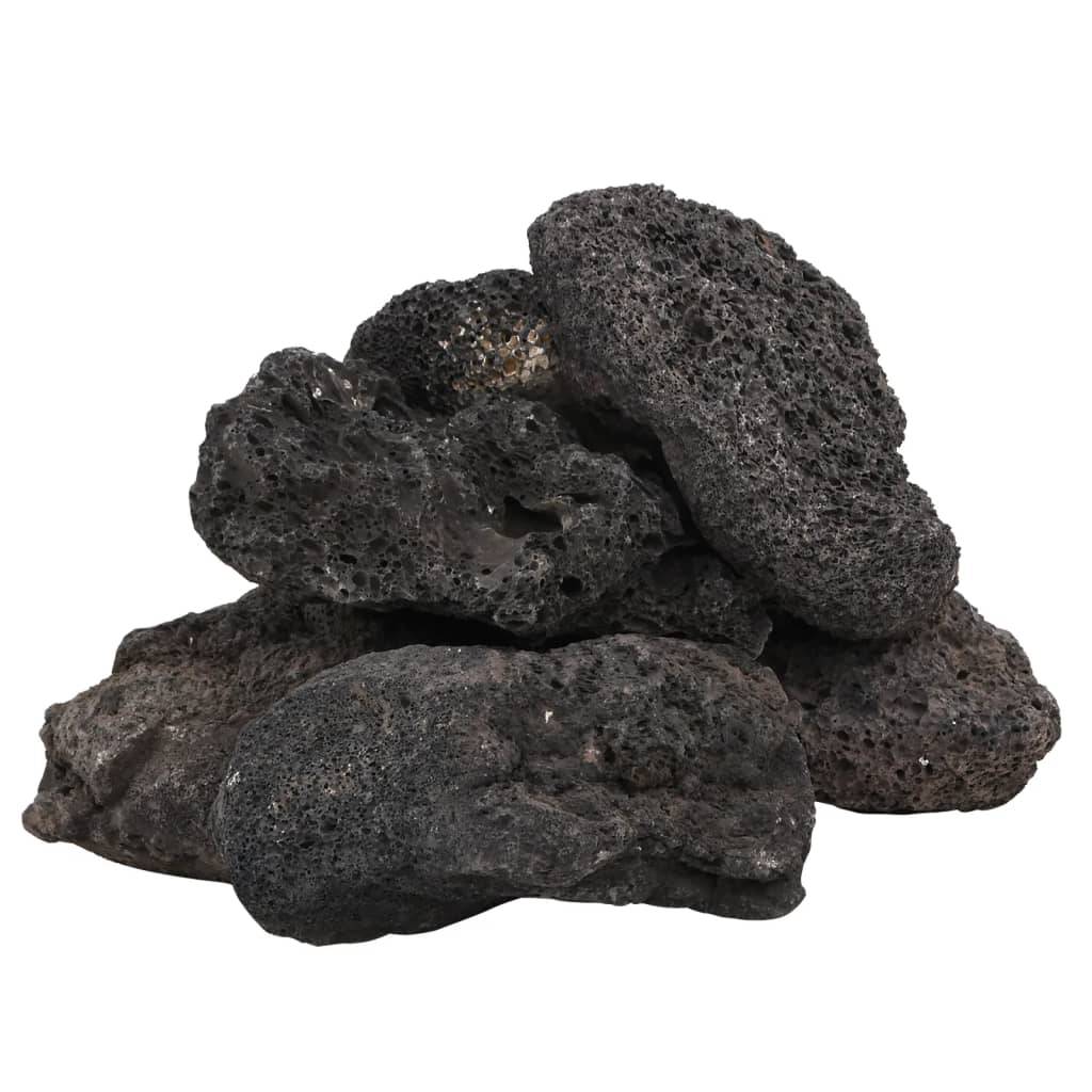 Grosses Roches Volcaniques pour Gabion et Rocaille 25 kg Noir 10-30 cm - ComfortXL Outdoor Living - Image 3