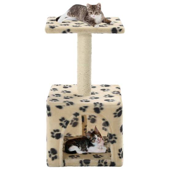 Arbre à chat Sara Teresa Beige 30 X 30 cm - P87209B - Image 1