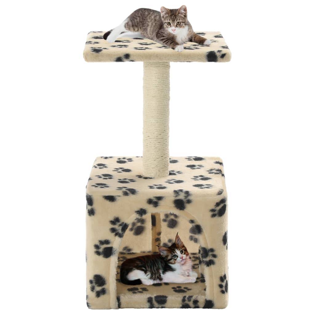 Arbre à chat  Sara Teresa Beige  30 X 30 cm  - P87209B - Image 1