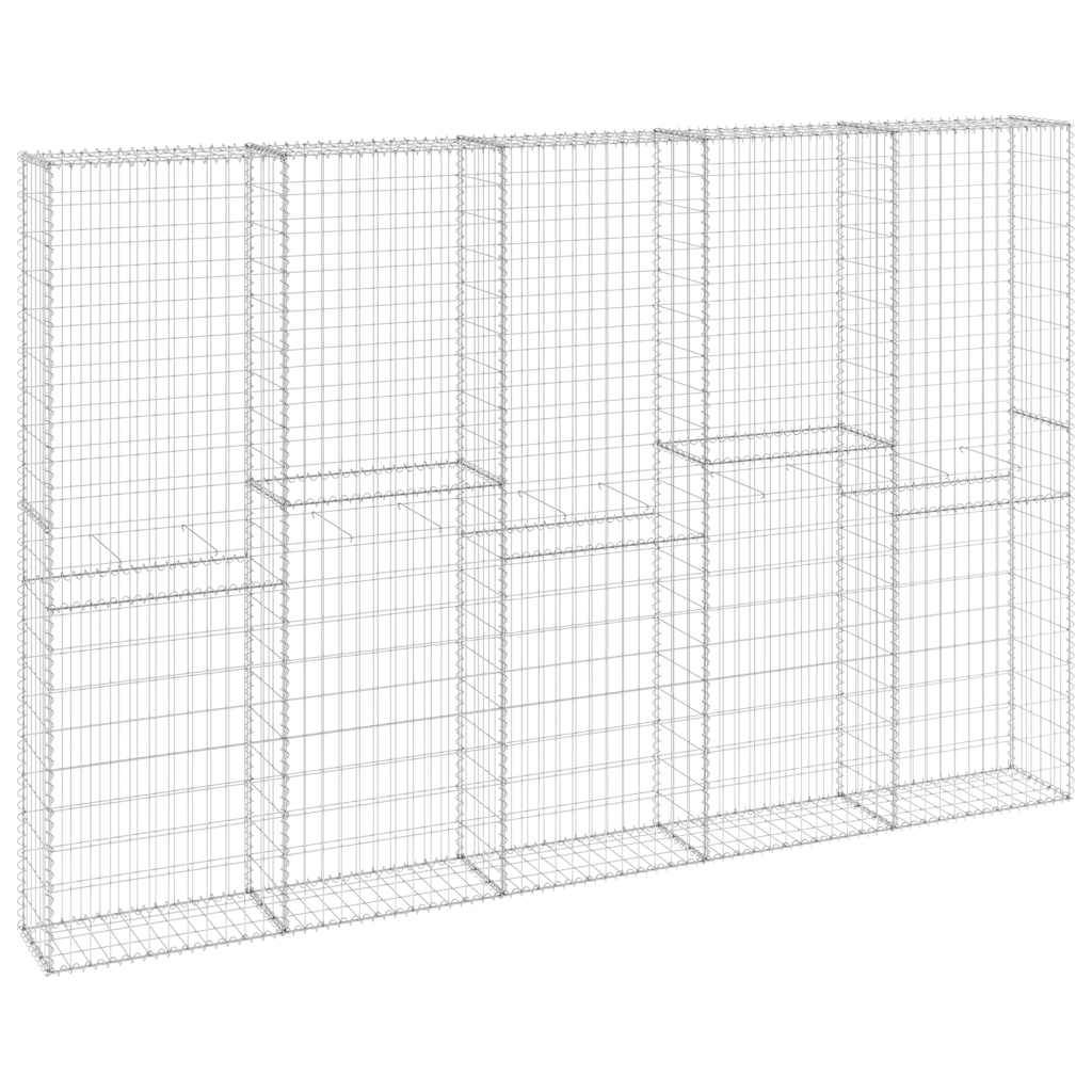 Gabion acier argent 300 x 30 x 200 cm - Prolenta premium p3186.7 - Image 1