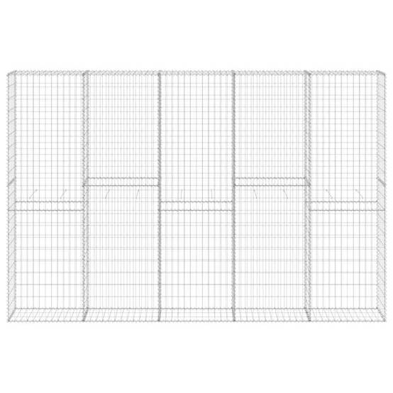 Gabion acier argent 300 x 30 x 200 cm - Prolenta premium p3186.7 - Image 4