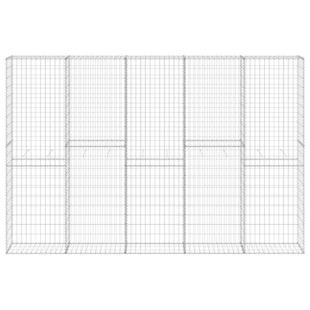 Gabion acier argent  300 x 30 x 200 cm  - Prolenta premium p3186.7 - Image 4