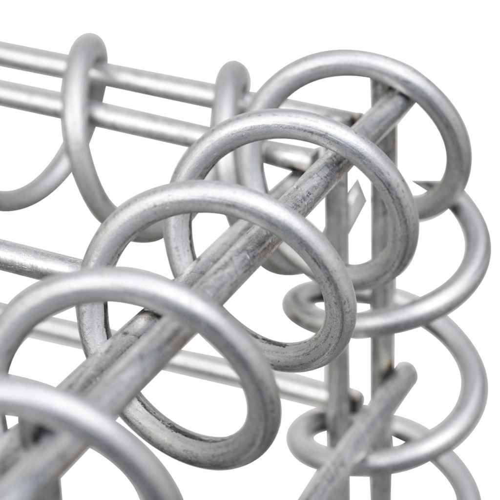 Gabion acier argent  300 x 30 x 200 cm  - Prolenta premium p3186.7 - Image 6
