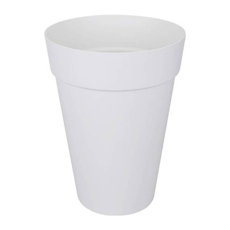 Elho - Elho Pot De Fleurs Rond Haut Loft Urban - ø 28 Cm - Blanc - Imagen 1