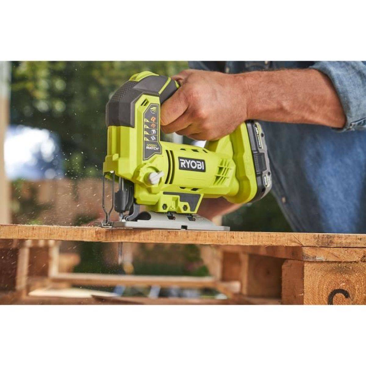 Pack combo 3 outils 18 V ONE+ sans fil : perceuse-visseuse brushless 13 mm, meuleuse 115 mm & scie sauteuse - RYOBI - Image 4