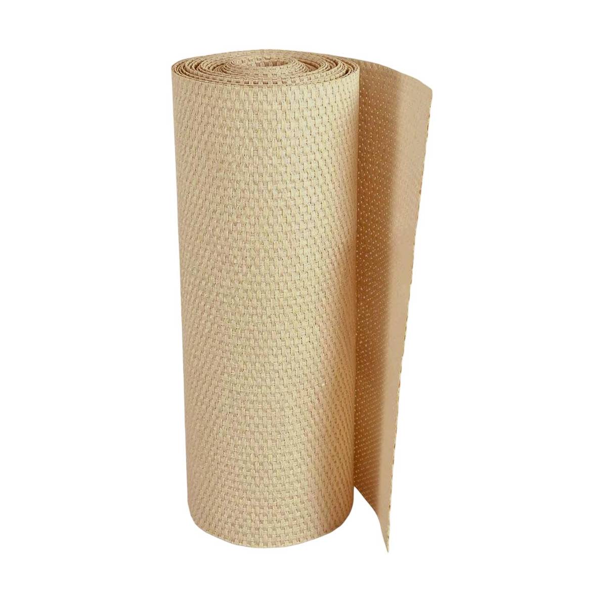 Rattan Art - Brise-vue en résine tressée pour balcon et clôture coloris beige 0.9 x 3 m - Imagen 1