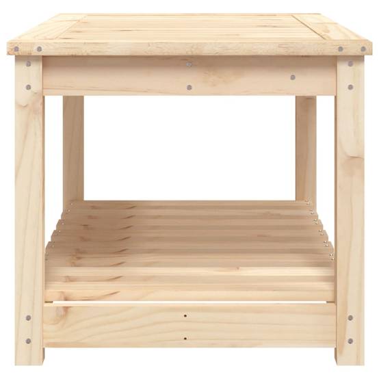 Table de jardin bois massif pin 82,5 x 50,5 x 45 cm, Poids :19.89kg - PANGIVO - Image 6