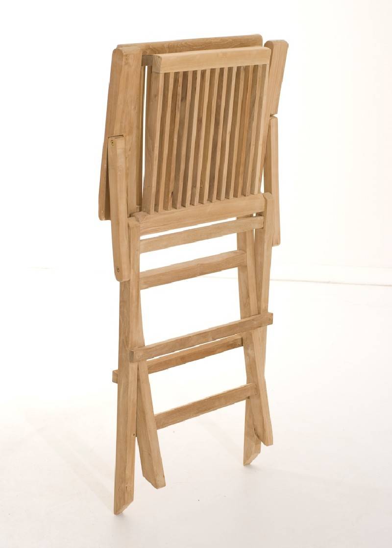 Macabane - FUN - Ensemble de 2 fauteuils de jardin Java en bois Teck - Imagen 5