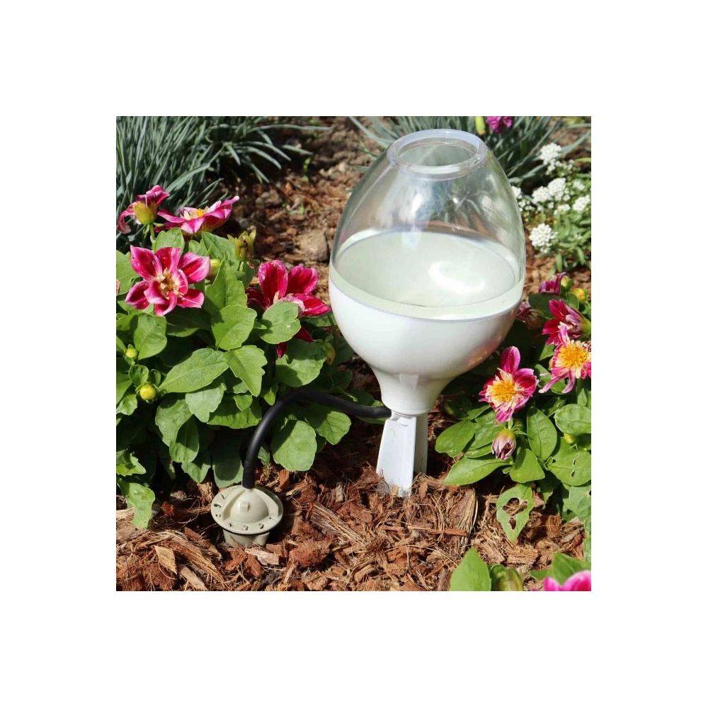 Iriso - Reserva de agua decorativa de goteo 70 cl Blanco - Imagen 2