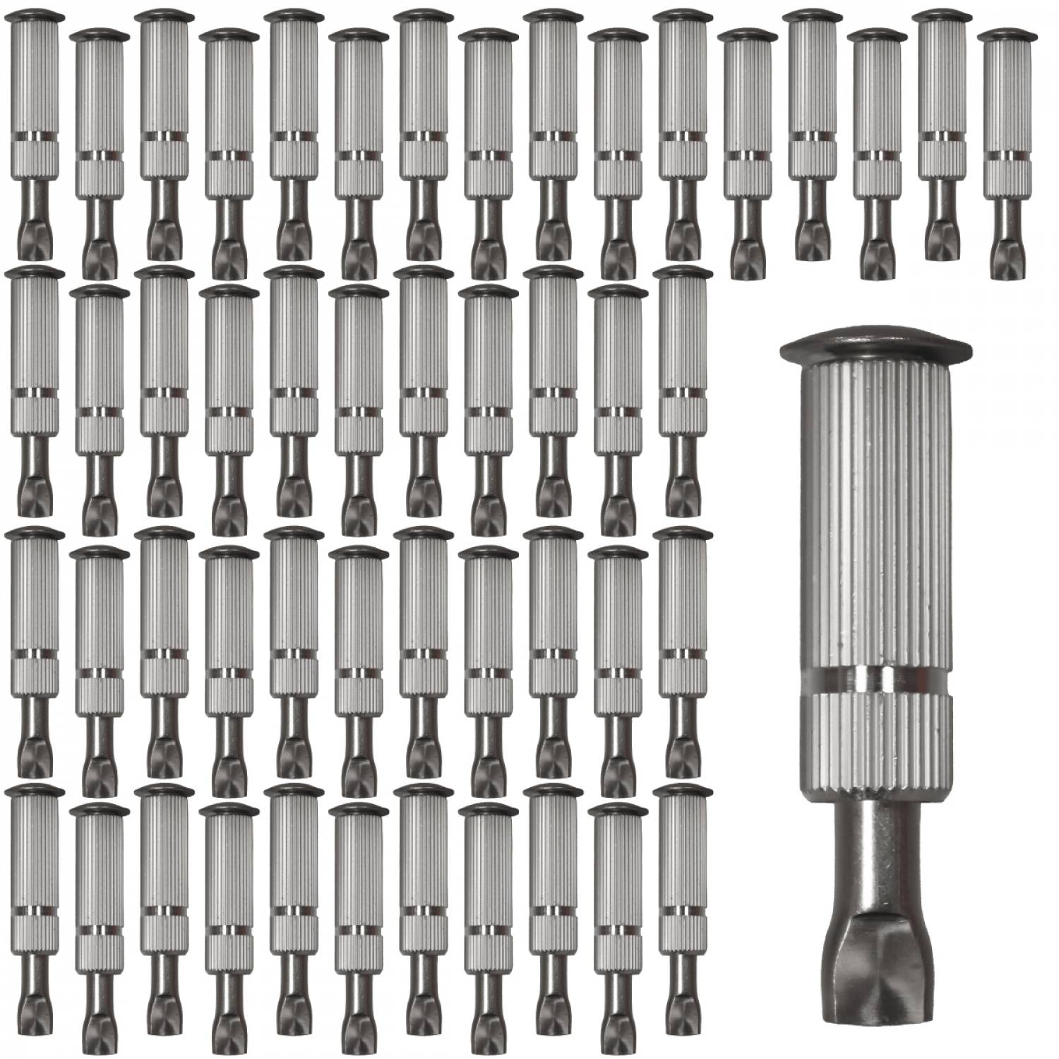 Linxor - Lot de 50 pitons douilles escamotables en inox Ø 12 mm - Linxor - Imagen 1