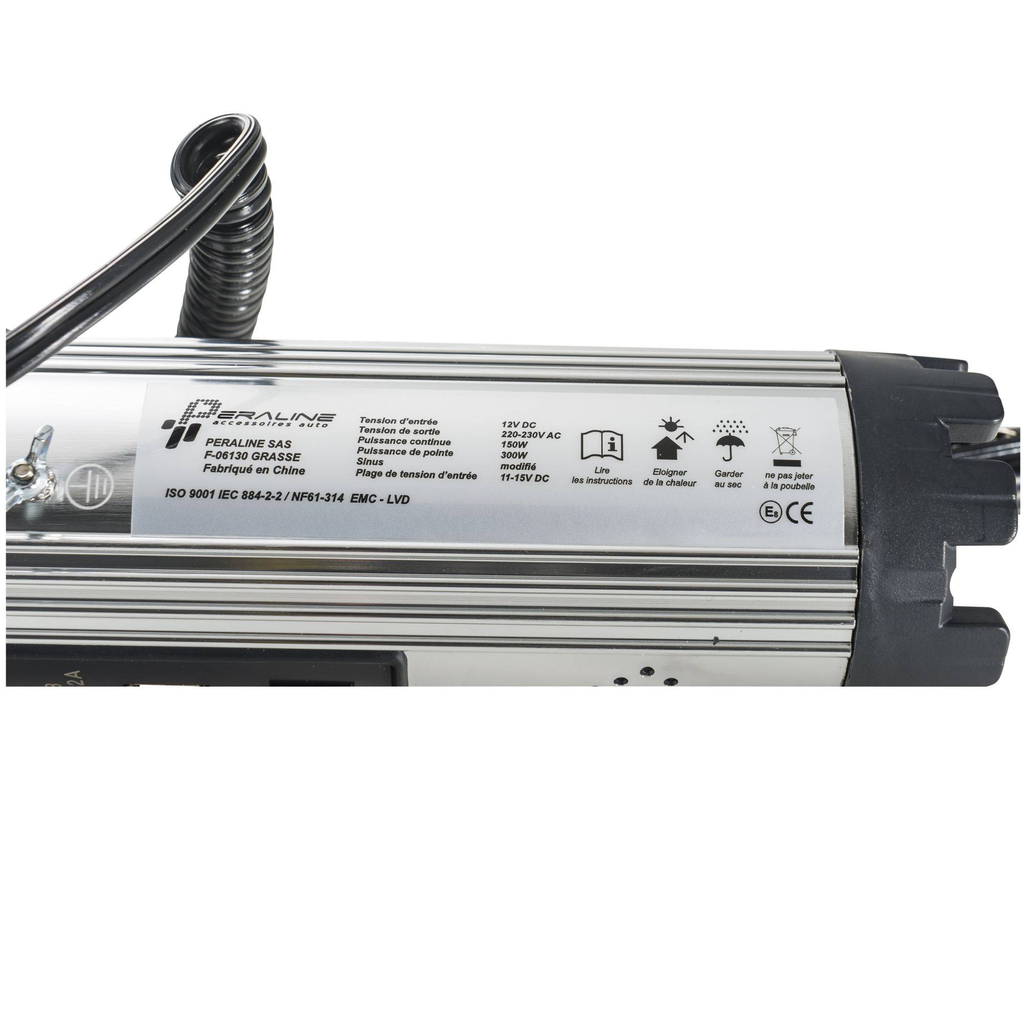 Convertisseur 150w 12v-220v plus1 prise usb - Image 5