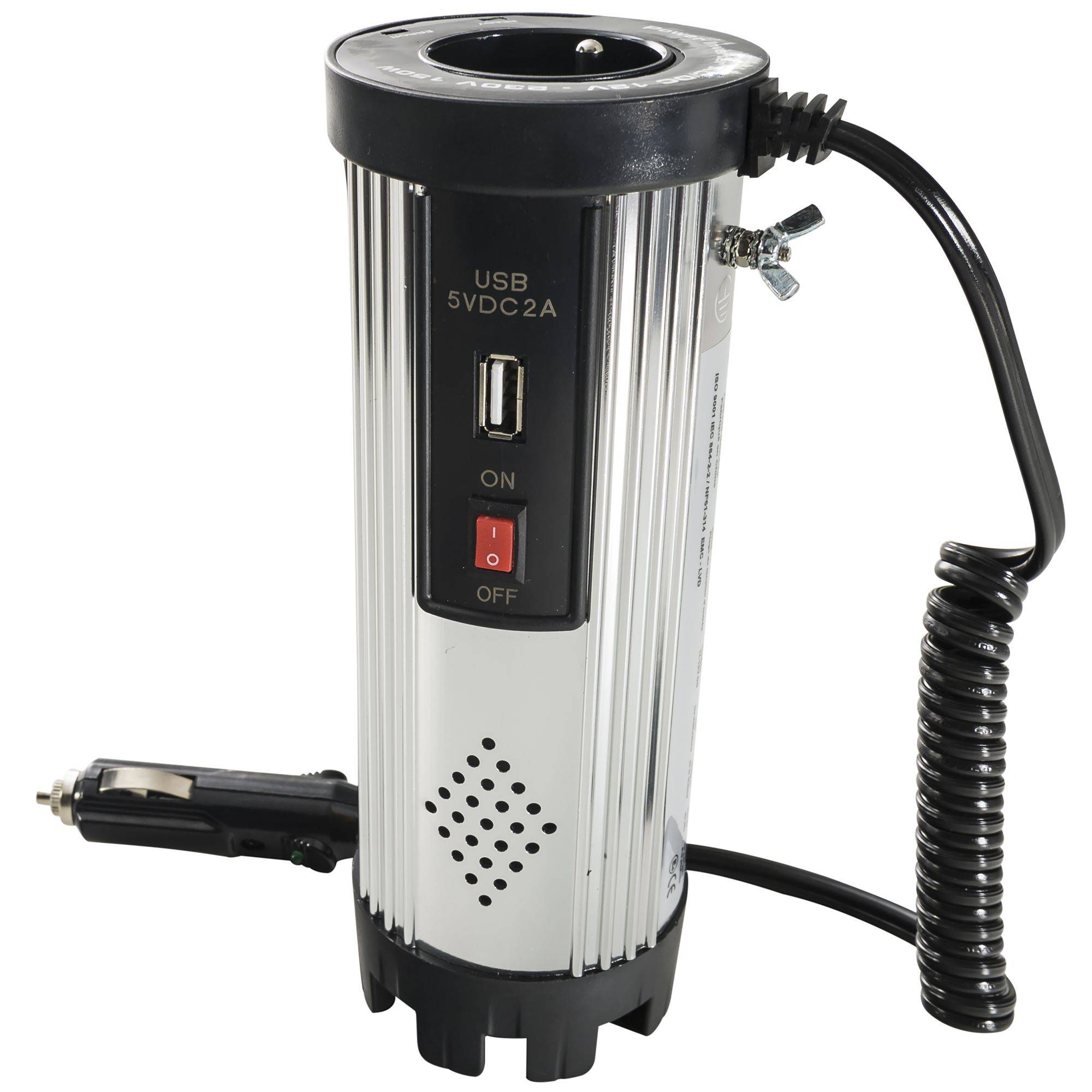 Convertisseur 150w 12v-220v plus1 prise usb - Image 3
