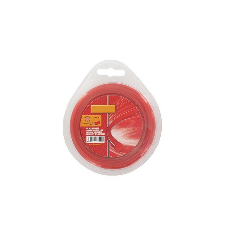 Sans Marque - Fil nylon rond Ø 1,6 mm pour débroussailleuse (blister)
