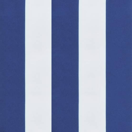 Coussin d'extérieur | Coussin de banc de jardin rayures bleues et blanches 200x50x7cm Maison Chic - Image 6