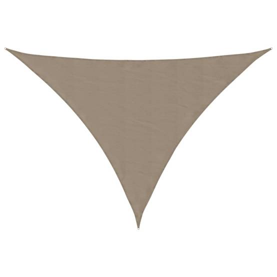 Maison Chic - Voile d'ombrage - Voile solaire tissu oxford triangulaire 3x4x5 m taupe - Image 1