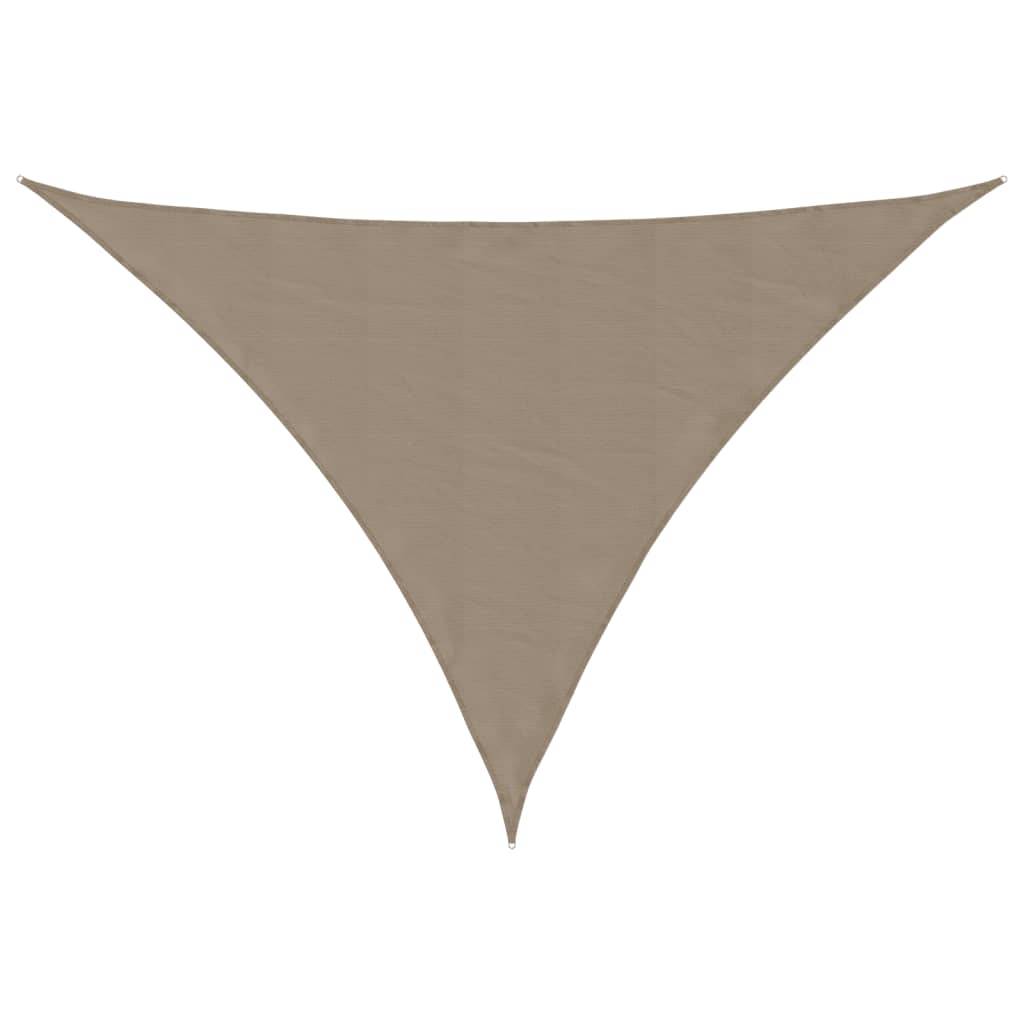 Maison Chic - Voile d'ombrage - Voile solaire tissu oxford triangulaire 3x4x5 m taupe - Image 1