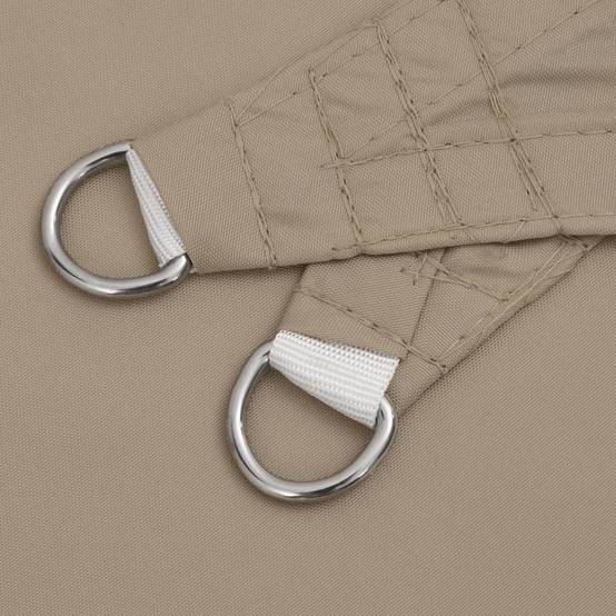 Maison Chic - Voile d'ombrage - Voile solaire tissu oxford triangulaire 3x4x5 m taupe - Image 6