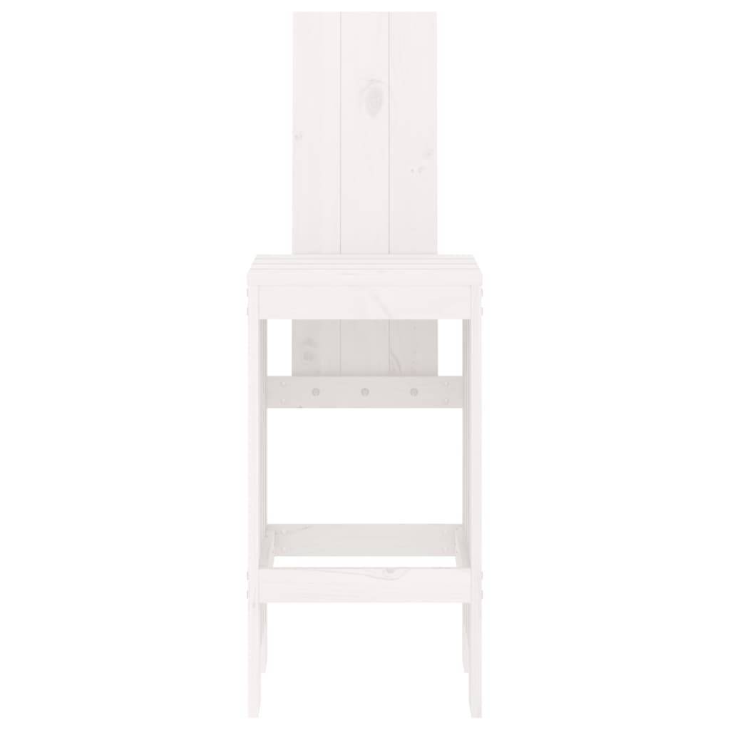 Prolenta Premium - Chaises de jardin bois blanc 40 x 42 x 120 cm - Prolenta premium p382.4 - Image 4