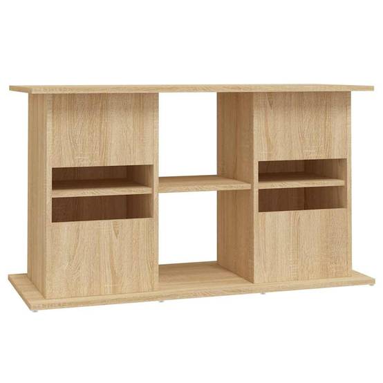 Meuble Aquarium Bois d'ingénierie Rangement pour Aquariophilie Chêne Sonoma 101 cm - ComfortXL Outdoor Living - Image 8