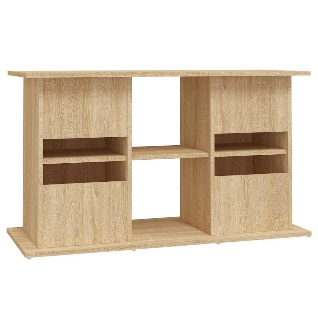 Meuble Aquarium Bois d'ingénierie Rangement pour Aquariophilie Chêne Sonoma 101 cm - ComfortXL Outdoor Living - Image 8