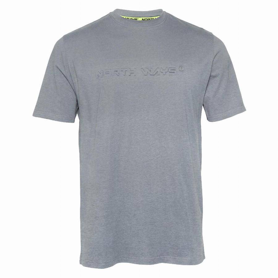 North Ways - T-shirt - NORTH WAYS - Quentin gris chiné T.L 1407 gris L - Imagen 1