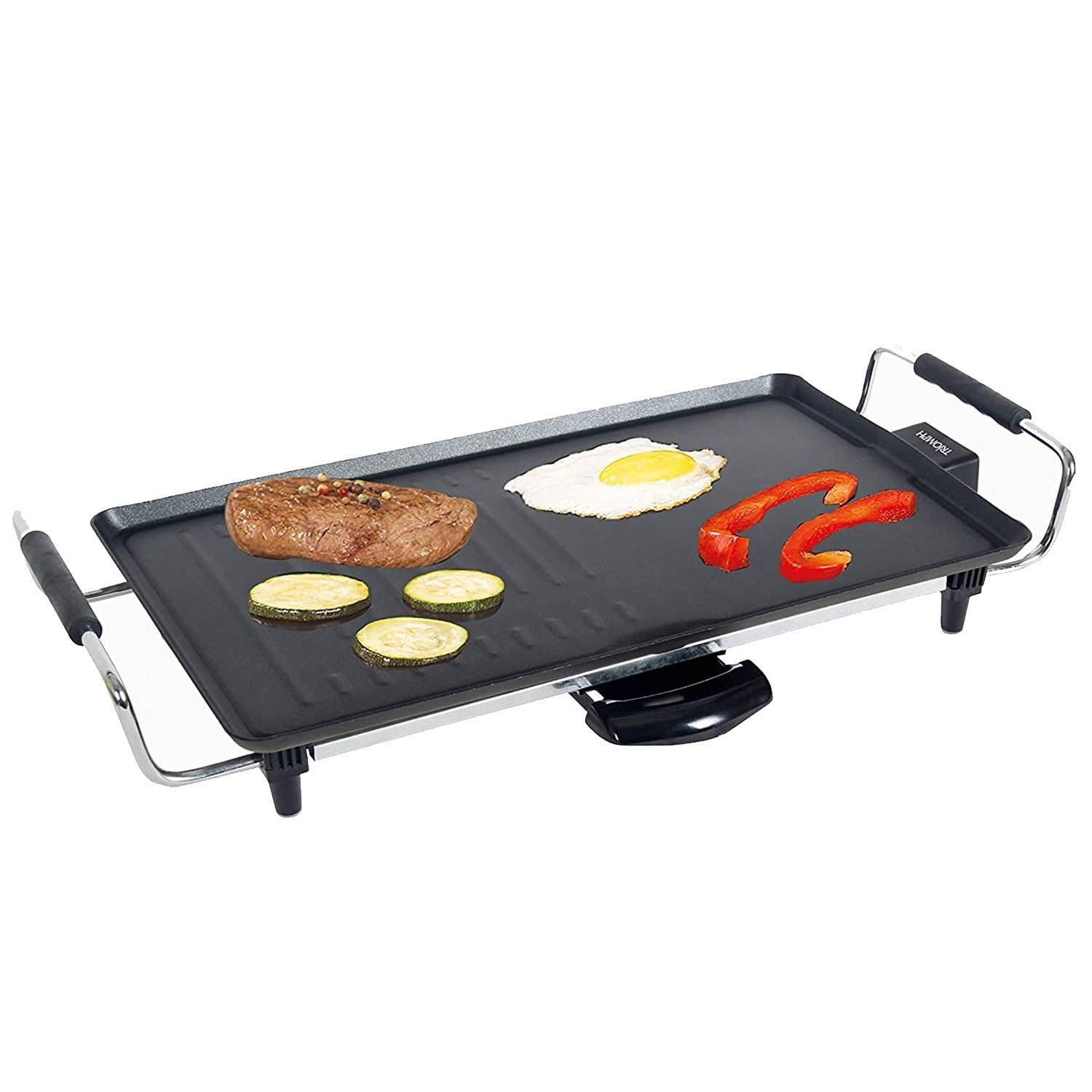 Plancha électrique 2000W - 46x26.5 cm - Triomph ETF1576 - Image 1