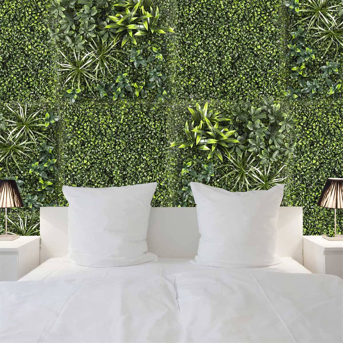 The Home Deco Factory - Mur Végétal Artificiel "Panache" 50x50cm Vert - Image 4