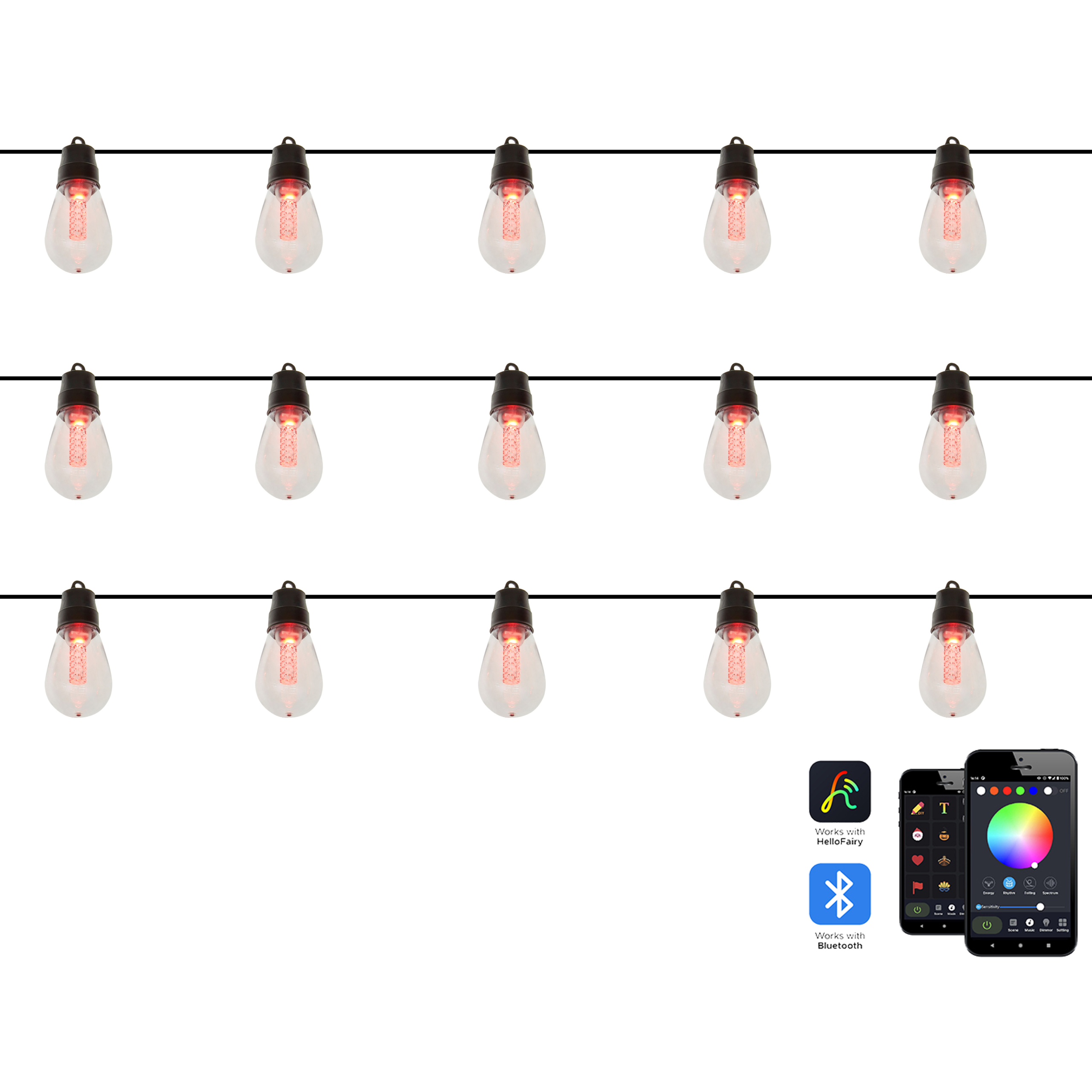 Beliani - Éclairage décoratif Matière synthétique Multicolore ITILLEQ - Beliani - Imagen 2