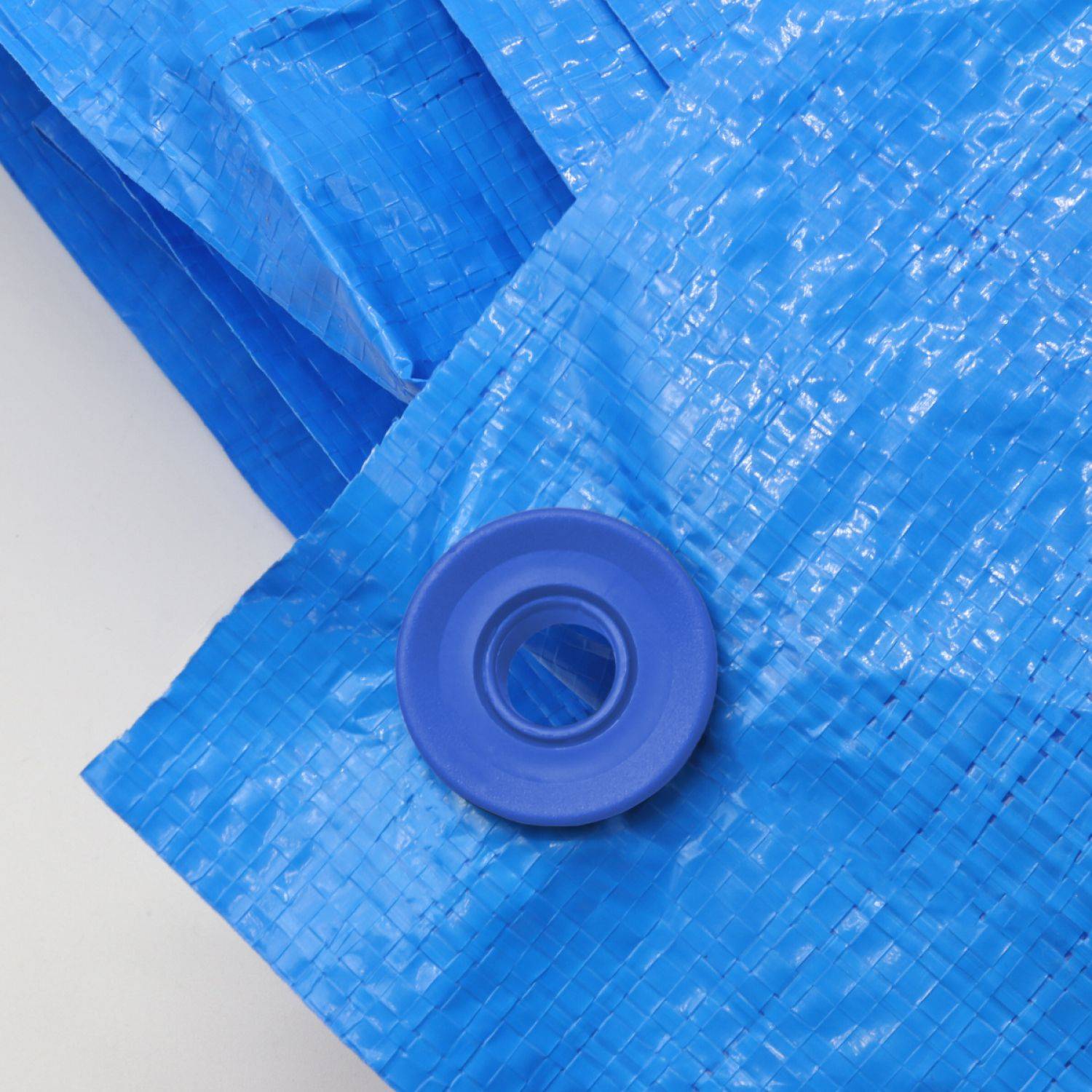 Linxor - Lot de 40 oeillets à clipser pour bâche à bulles ou autres types de bâches  - Bleu - Linxor - Imagen 5