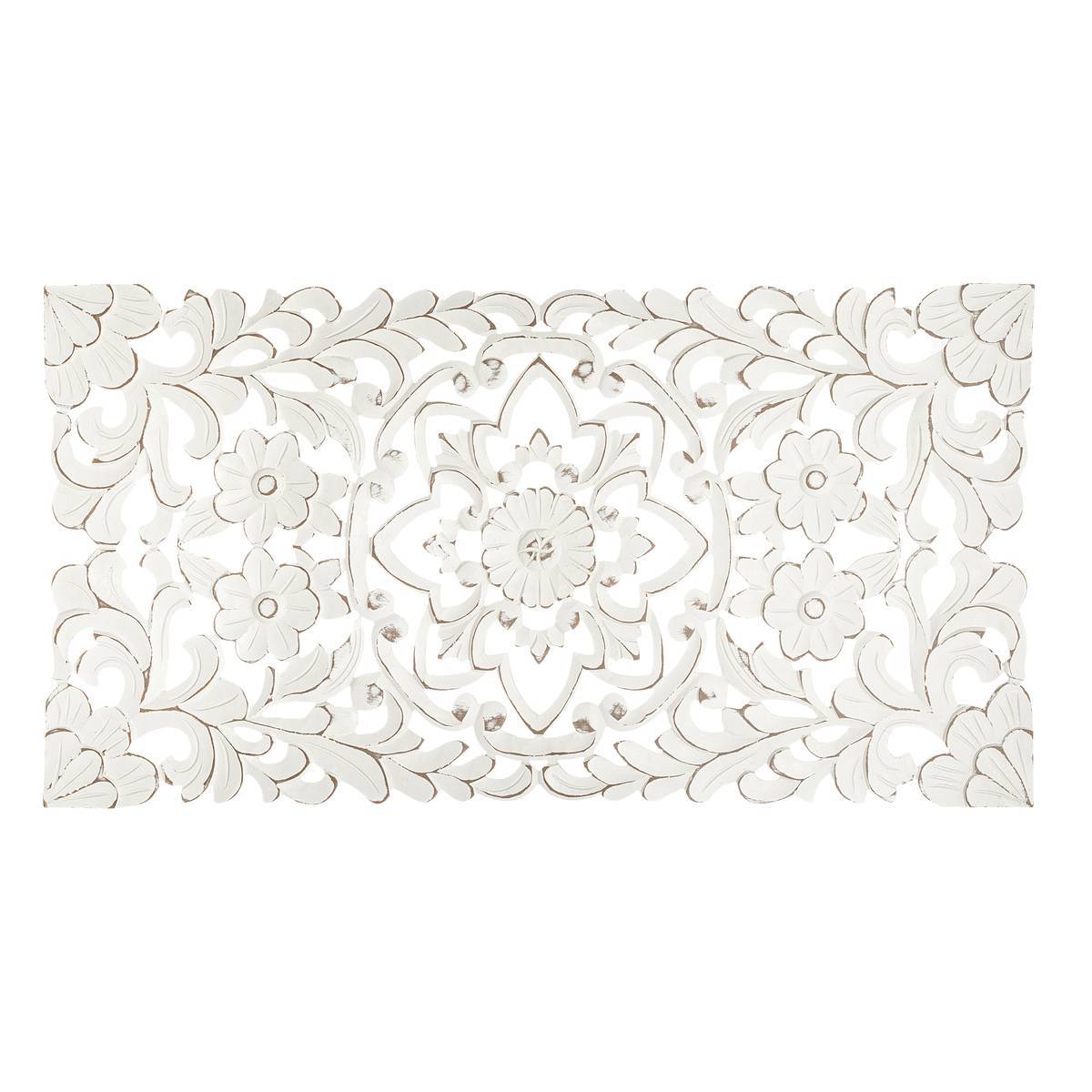 Atmosphera - Déco murale "Fanny" bois sculptée 85x45cm - Atmosphera Créateur d'intérieur - Image 2