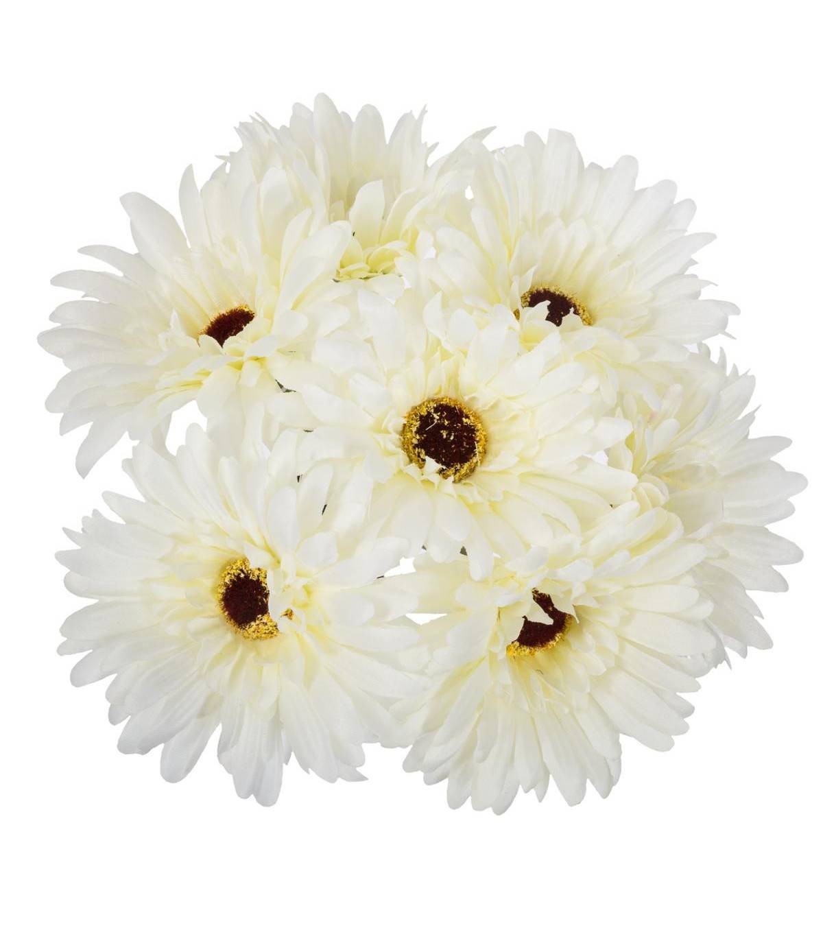 Bouquet de Fleurs artificielles 7 Gerberas D. 17 x H. 26 cm - Imagen 2