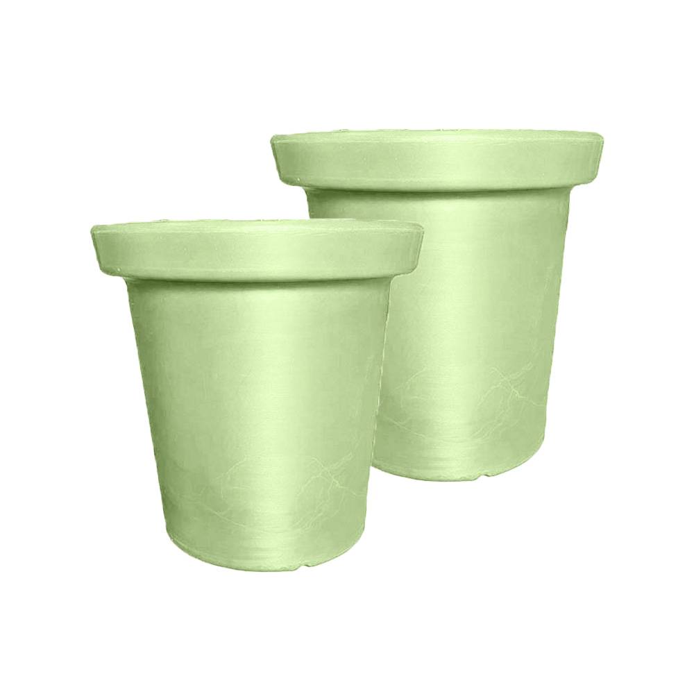 Plast'Up Rotomoulage - Pot de fleurs rond xxl delight 75l- lot de 2