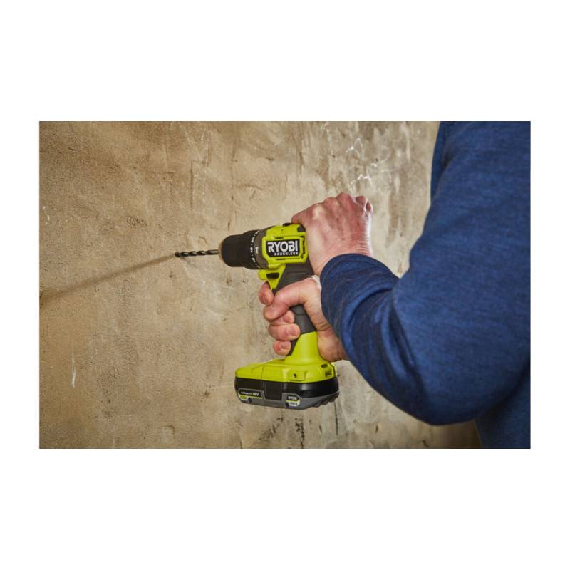 Ryobi - Perceuse-visseuse à percussion RYOBI 18V Brushless One+ RPD18BL1 - Batterie 4,0Ah et chargeur - Image 9