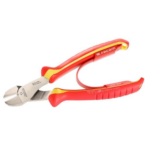 Pince coupante diagonale - 18 cm - FACOM - Haute performance - Isolée 1000 V - 192A.18VE