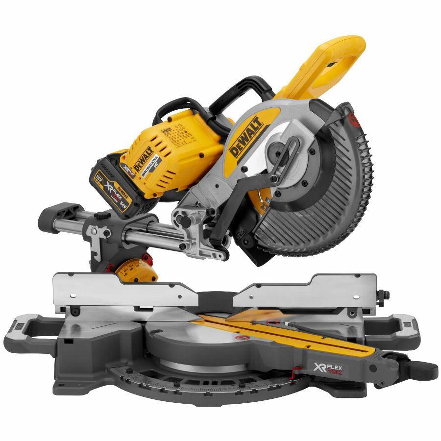 Scie à onglets radiale XR Flexvolt 54V 2Ah Li-ion Brushless 250 mm DEWALT - DCS727T2-QW - Image 2