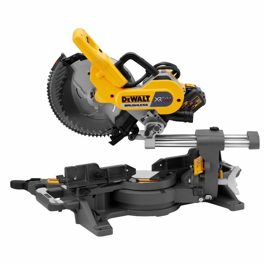 Scie à onglets radiale XR Flexvolt 54V 2Ah Li-ion Brushless 250 mm DEWALT - DCS727T2-QW - Image 3