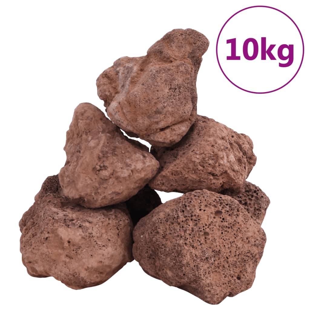 Grosses Roches Volcaniques pour Gabion et Rocaille 10 kg Rouge 10-30 cm - ComfortXL Outdoor Living - Image 2