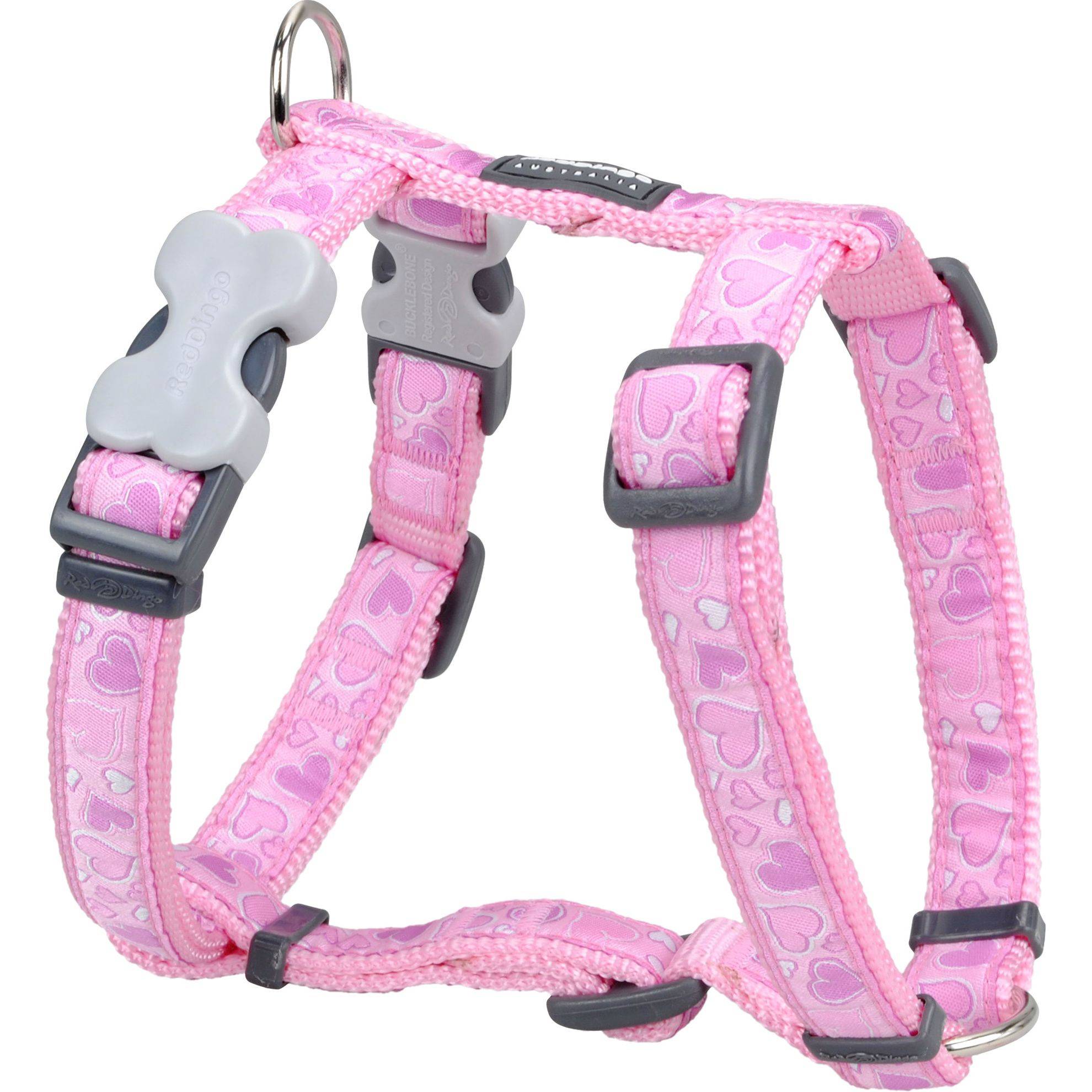 Harnais chien rose Breezy Red Dingo Fantaisie Taille : T3 RED DINGO