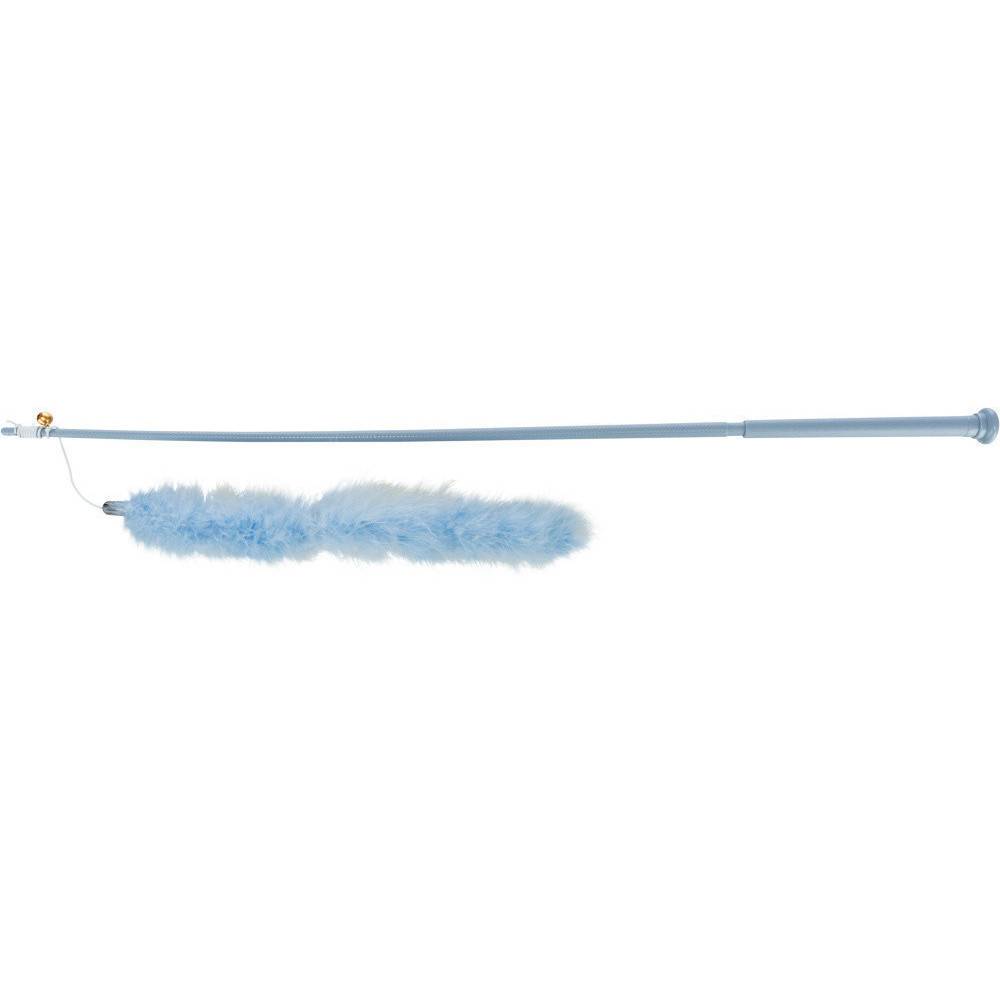 Trixie - Canne à pêche XXL avec boa de plumes, taille 65 cm pour chat. - Imagen 2