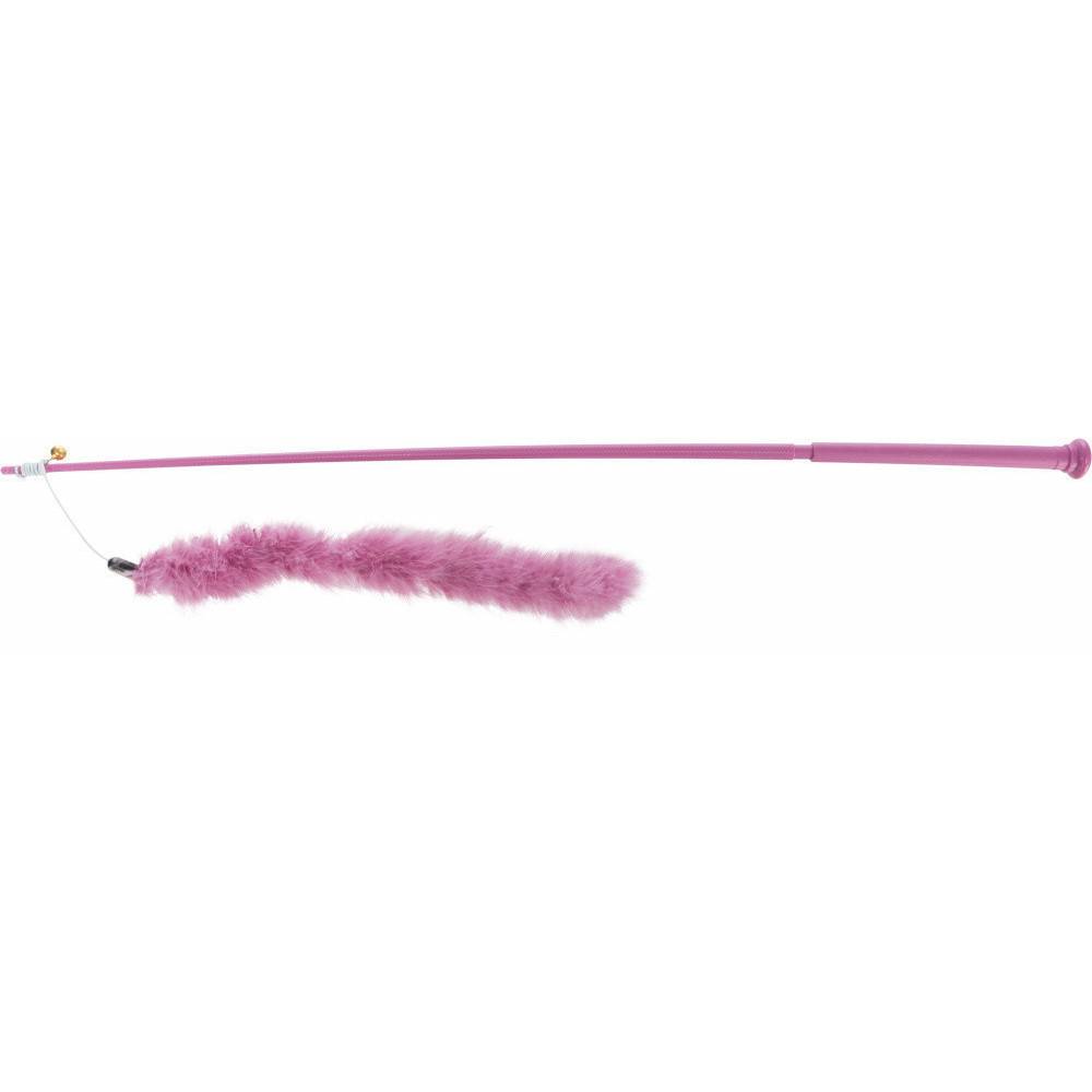 Trixie - Canne à pêche XXL avec boa de plumes, taille 65 cm pour chat. - Imagen 1