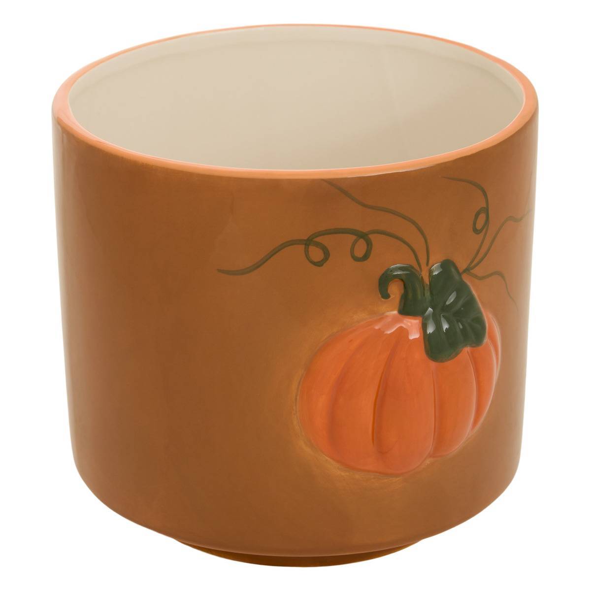 Atmosphera - Cache-pot en céramique légume Lisière H.15cm - Atmosphera Créateur d'intérieur - Image 1