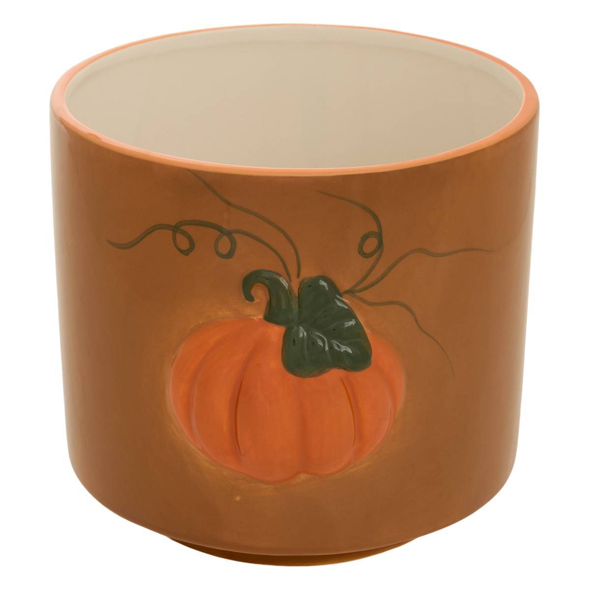 Atmosphera - Cache-pot en céramique légume Lisière H.15cm - Atmosphera Créateur d'intérieur - Image 2