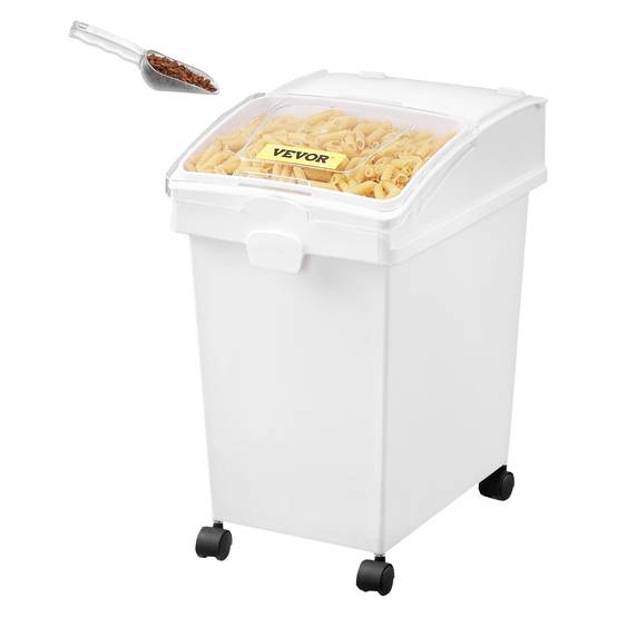 Récipient De Riz En Plastique PP 5kg Avec Distributeur Coulissant Transparent - Boîte à Céréales Hermétique