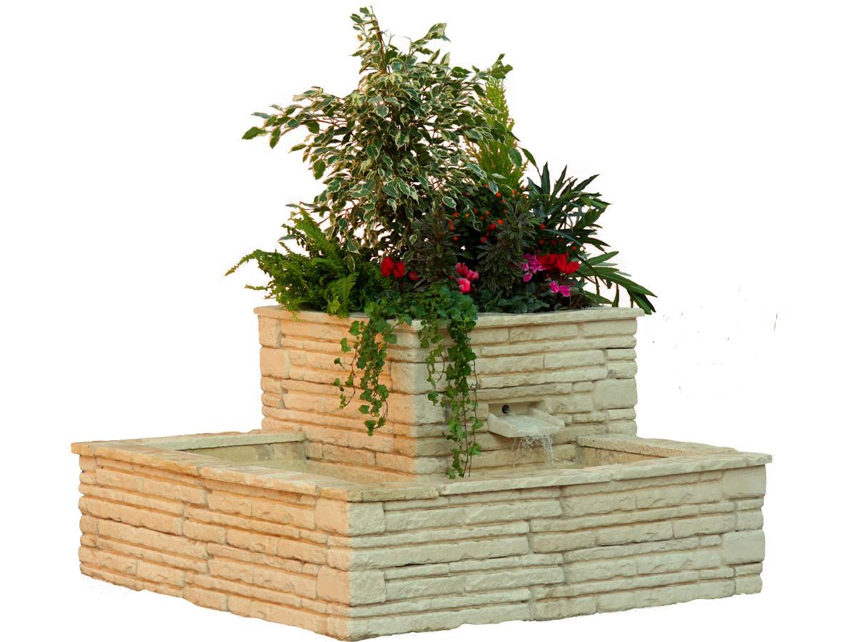 Fontaine "neptune" - 136 X 136 X 66 Cm -habitat Et Jardin