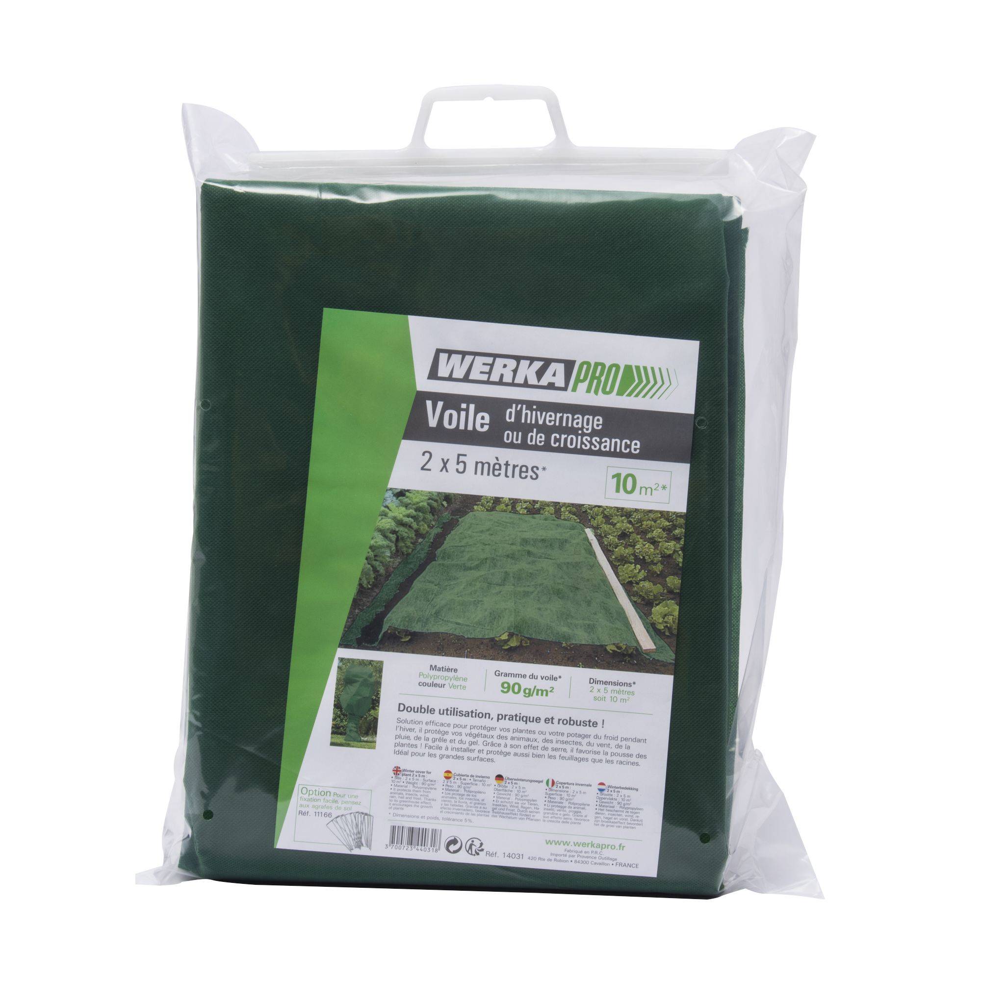 Voile d'hivernage vert 90g-m2 - Imagen 1