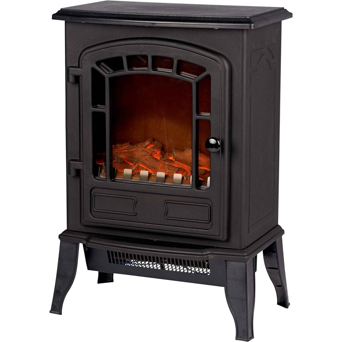 Cheminée électrique Effet flamme 2000W Thermostat réglable 3 LED Chauffage d'appoint Torino CLASSIC FIRE - Imagen 1