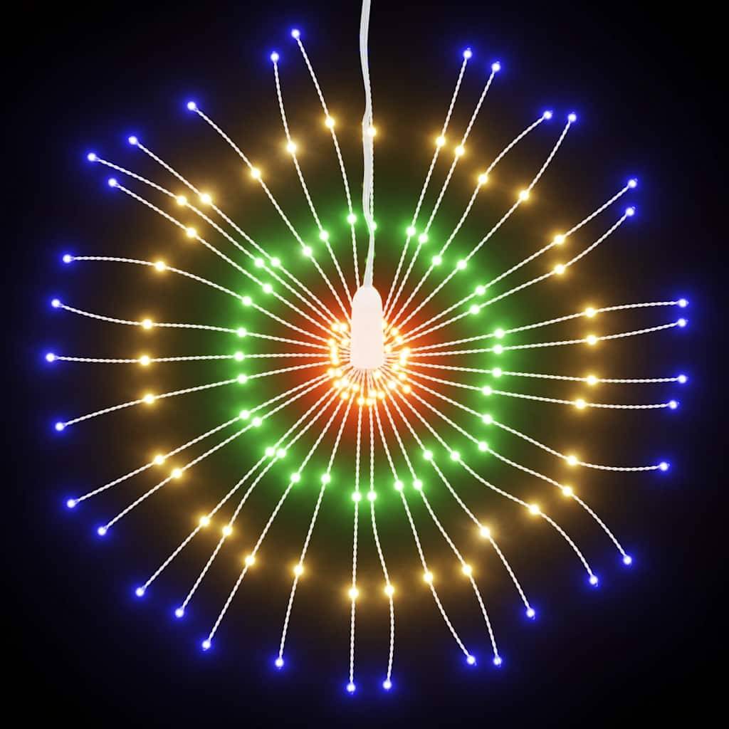 Étoile Lumineuse Feu d'Artifice 140 LED Cuivre Déco Noël Multicolore 17 cm – ComfortXL Outdoor Living - Image 3