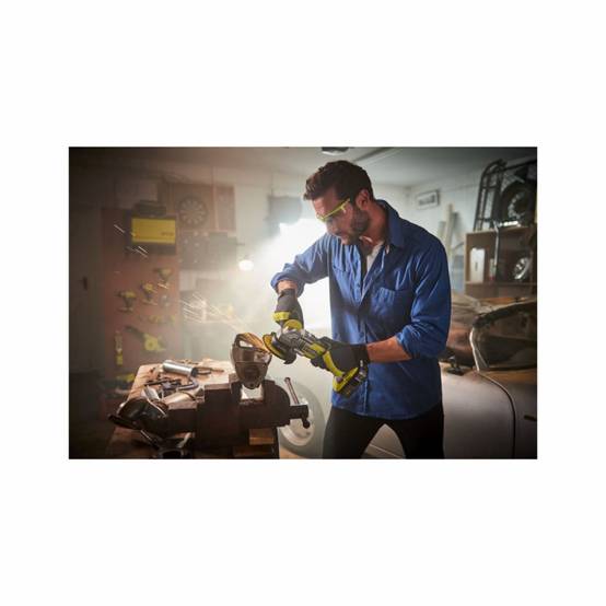 Ryobi - Pack RYOBI - Meuleuse d'angle brushless RAG18BL-0 - 18V One+ - sans batterie ni chargeur - Ecrou Easyfix pour meuleuse d'angle RAKEF - M14 - Image 2